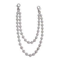 Fashion Premium Diamond Ball Zipper Men's Hip Hop Waist Chain Pendants