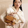 Womens First-Layer Cowhide Cambridge Bag
