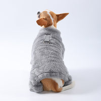 Polyester Pet Solid Color With Fur Clothes