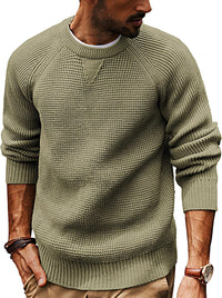 Men's Retro Heavyweight Thickened Sweater Loose-Fit Casual Knitwear