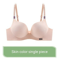 Ice Silk Chest Gather Sexy Bra
