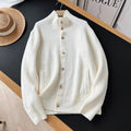 New Knitted Cardigan Long Sleeve Shufulei Loose Turtleneck Sweater Coat