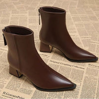 Chanel-Inspired Pointed-Toe Boots For FallWinter