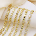 Zircon-inlaid Copper Bangle Bracelet With 18K Gold Plating Square Design Versatile And Effortlessly Luxurious