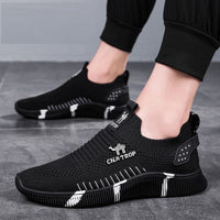 Trendy Flying Woven Breathable One Pedal Sports Casual And Lightweight Comfortable Travel Shoes