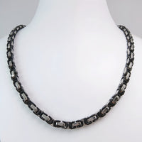 Handmade Stainless Steel Single-link Square Chain