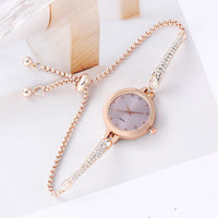 Women's Fashion Diamond Inlaid Elegant Bracelet Watch