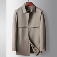 Spring And Autumn New Polo Collar Zipper Top Casual Jacket