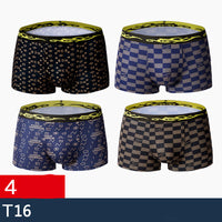 Men's Underwear Pure Cotton Flat Corner Waist