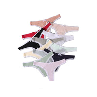 Women's Simple Solid Color Sports Breathable Lace Underwear