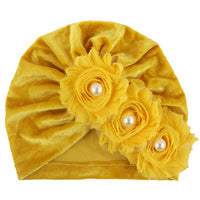 Baby Solid Color Flower Hat