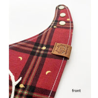 Pet's Saliva Towel Christmas Deer Scarf Large Medium And Small For Cats And Dogs Triangular Binder