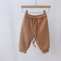 Children's Casual Pants Plus Cashmere Autumn And Winter Clothes