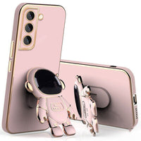 Electroplating Astronaut Silicone Phone Case All Inclusive