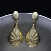 New Style Silver Needle Earrings Womens Water-drop Shape