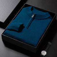 Men's Zipper Casual Bottoming Sweater