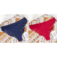 Lace Ice Silk Panties Pure Cotton Crotch Fun Low Waist