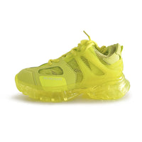 Paris Three Generations Crystal Transparent Bottom Old Shoes Women Autumn