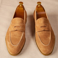 Slip-on Brown Suede Leather Shoes