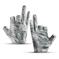 Exposed Three-finger Outdoor Sun Protection Professional Fishing Lure Gloves