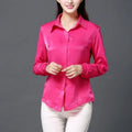 This Mulberry Silk Shirt Has A Slim And Form-fitting Texture Made Of Real Silk