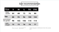 Summer New High Waist A- Line Mid-length Denim Skirt For Women