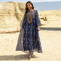 Fashion Mesh Embroidery Patchwork Womens Dress