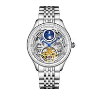Business Leisure Waterproof Watch With Steel Strap