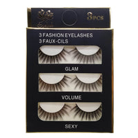 Three Pairs Of 3D Eyelash Natural Thick Multi-layer