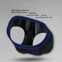 Ice Silk Long Men's Running Lengthened Anti-wear Leg Boxers