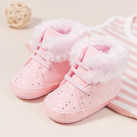 New Fleece-lined Warm Baby Shoes