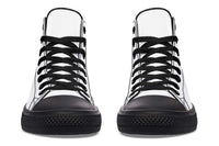 Printed Couple High-top Canvas Shoes