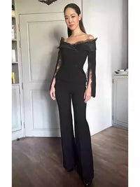 Socialite-style Elegant High-end Gown Set