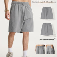 Summer American-style Washed Casual Shorts