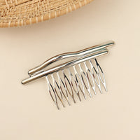 European And American Fashion Glossy Pine Branches With Comb Shaped Electroplating