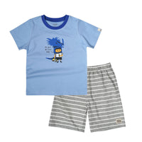 Men's And Women's Baby Cotton Short-sleeved T-shirt Shorts Loose Suit