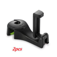 Car Headrest Hook with Phone Holder Seat Back Hanger for Bag Handbag Purse Grocery Cloth