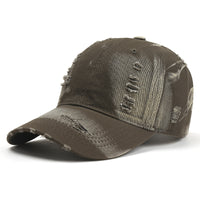 European And American Spring And Summer Washed Make Old Ripped Denim Baseball Cap