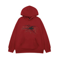Retro Spider Couple Hooded Sweater