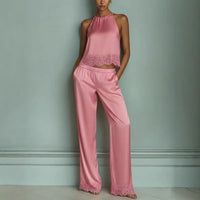 Women's Camisole And Wide-leg Pants Set
