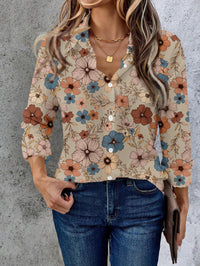 Women's Summer 3D Printed Blouse