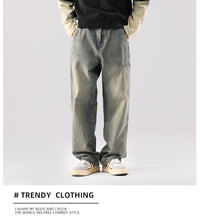 Men's Summer American Style Loose Straight Jeans