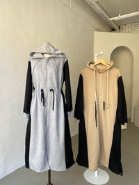 Dress Color Contrast Jumpsuit Long Design