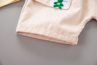 Children's Summer Short-sleeved Shorts Suit