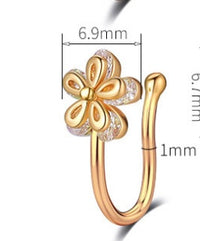Non-perforated U Nose Clip