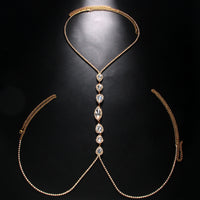 European And American Sexy Crystal Body Chain