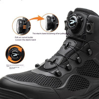 Summer Anti-smashing And Anti-penetration Men's Lightweight And Comfortable Labor Protection Shoes