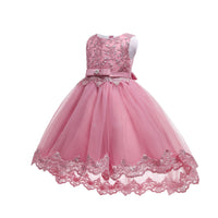Girls Fashion Puffy Yarn Trailing Princess Dress