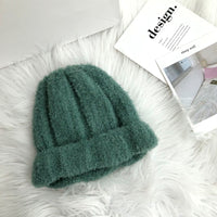Macaron Color Women's Knitted Wool Warm Hat