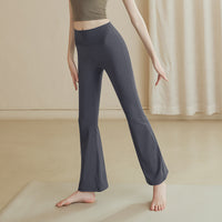 High-waisted Butt-lifting Slightly Flared Yoga Pants For Women